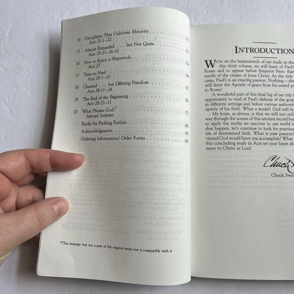Strength of an Exacting Passion Bible Study Guide Paperback Charles R Swindoll - Picture 5 of 8